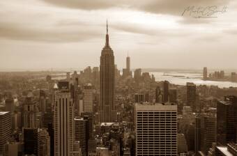 New York Skyline - vintage
